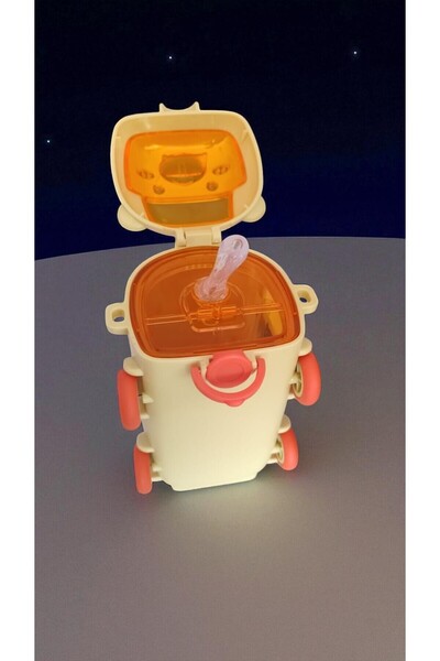 FAMEMUS ACCESSORY Bus Shaped Flask Yellow Color