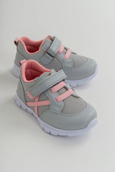 mnpc Pantofi sport pentru copii unisex din piele antracit cu suport ortopedic