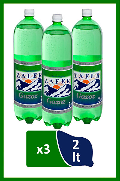 Zafer Gazoz 2 Lt Sade x 3 Adet