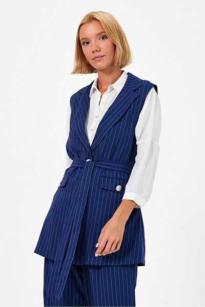MADAME MELEK Striped Suit