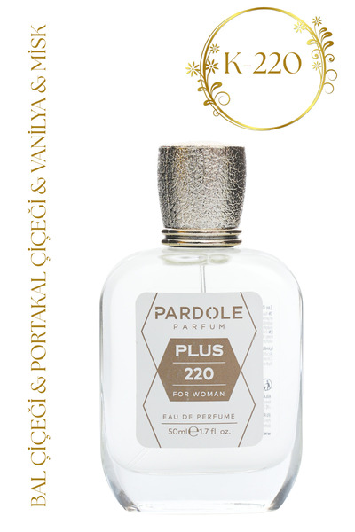 PARDOLE K-220 Çiçeksi Odunsu Favoris Kadın Parfüm - 50 ml - Bal Çiçeği, Porta...