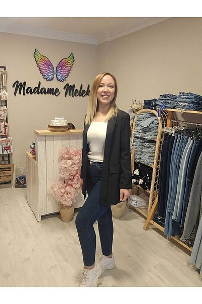 MADAME MELEK Двоен двоен блейзър цекет