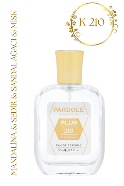PARDOLE K-210 Odunsu, Meyvemsi Favoris Kadın Parfüm - 50 ml - Mandalina, Sedi...