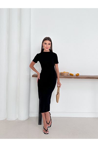TrendyFashion Otaku Women's Modal Fabric Side Tie Detail Dress