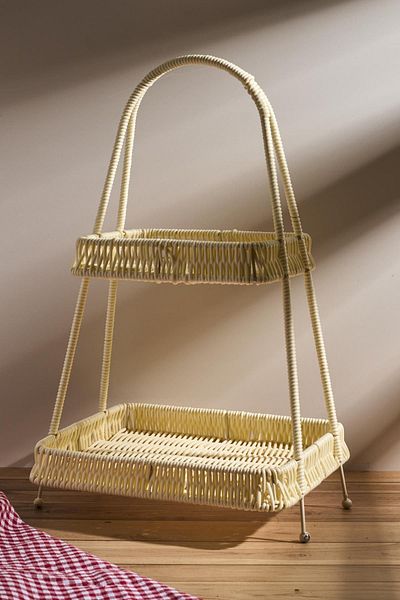 Perotti Wicker 2-Tier Picnic Presentation Holder - 20