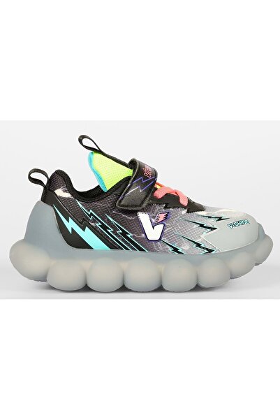 Vicco Flash Lighted Orthopedic Children's Sports Shoes Black