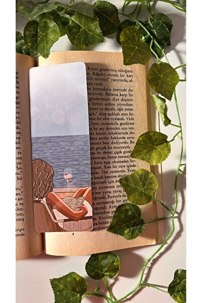 Handeto Kraft Çoklu Kitap Ayracı 4 Adet Pvc Kaplama Parlak Ve Sert Yapı El Yapımı Bookmark, Bakım