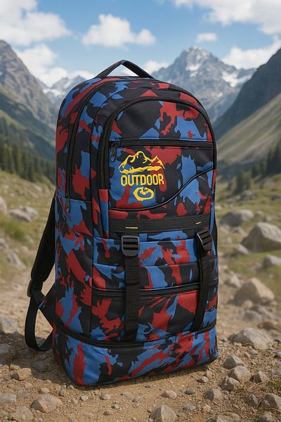 MOLDİVA Outdoor 70 Lt. Camping Mountaineer Hunter Travel Backpack Tactical Camping Bag
