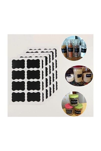 KT Decor Kitchen Jar Sticker Label