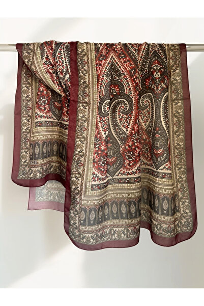 Eyfel Retro Etnik Paisley Şal – Zarif Vintage Desen