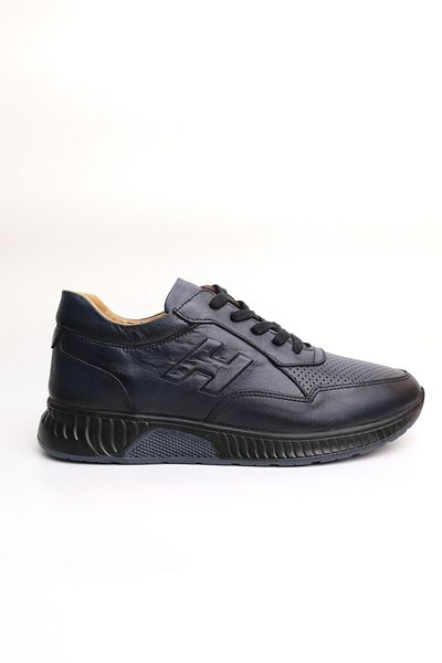 Greyybull Shoes albastru închis vară găuri piele ușoară bărbați sport - adidași bărbați
