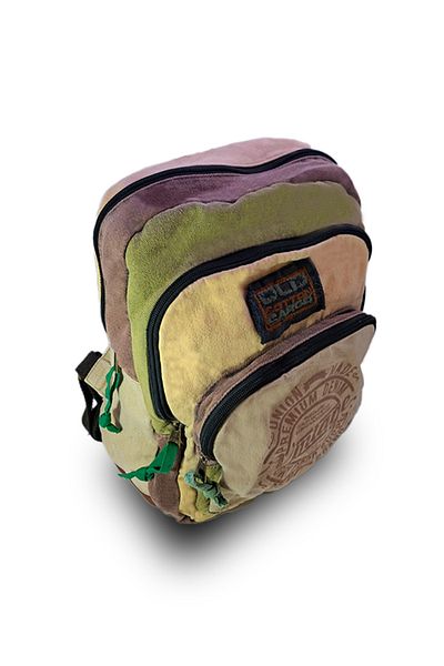 Old Cotton 5017-1 New Patchwork Backpack Beige