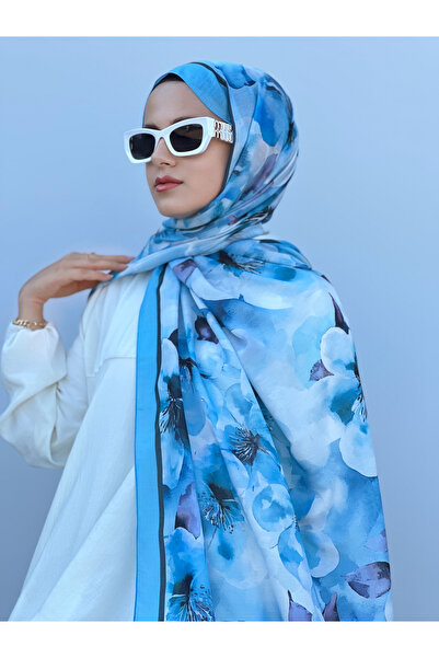 GRAZELLA Çiçek Desen Pamuk Şal