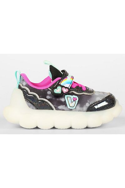 Vicco Balloon Lighted Orthopedic Children's Sports Shoes Black