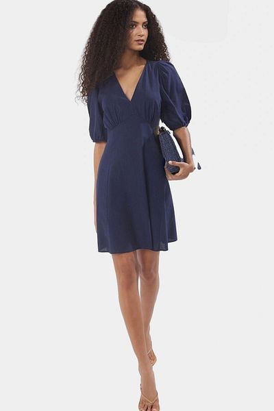 PayBuy Summer Short a Line Cotton Dress Balloon Sleeve Detail Comfortable Cut Long Lasting Stylish Appearance