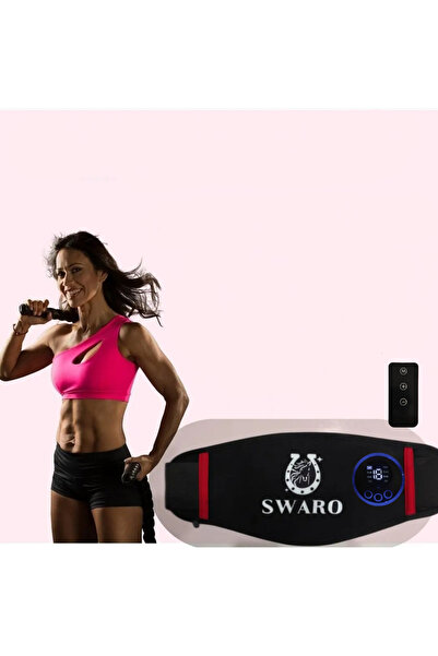SWARO Ems Sıkılaşma Cihazı,masaj Egzersiz Kemeri Titreşimli Yardımcı Göbek Eritme Cihazı