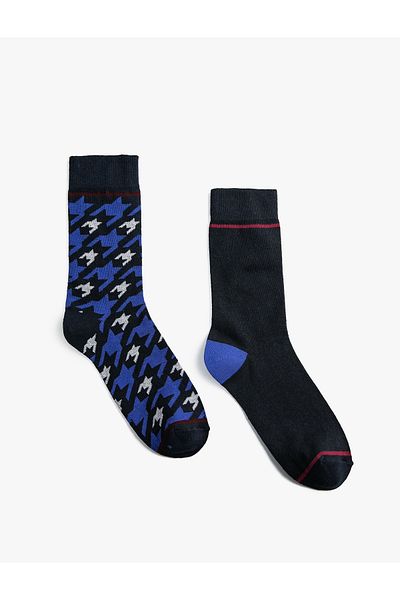 Koton 2 Pack Sock Socks Geometry Patterned