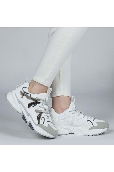 Jump 29942 Λευκό - Γκρι Γυναικείο Sneaker Casual Sneakers