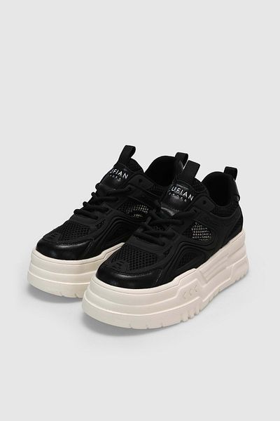 Lufian 121230033 Unisex Sneaker Shoes Black