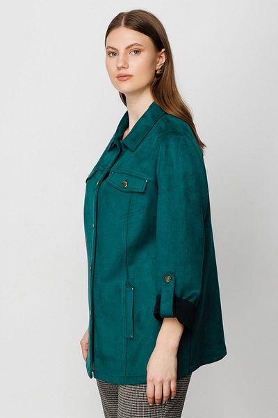 Ekol Buttoned Chamois Trench Coat
