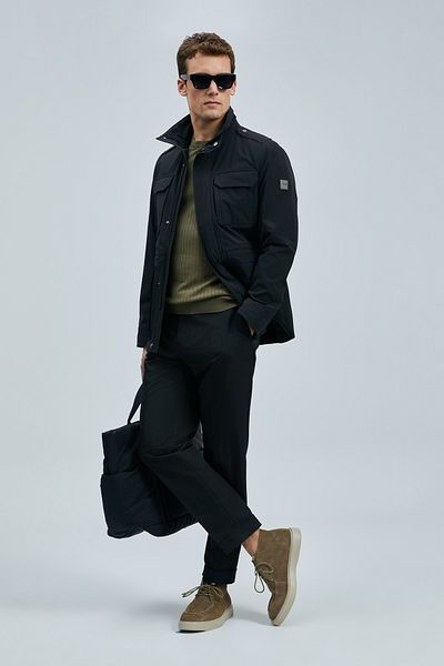 Lufian 111120063 Freddie Seasonal Men's Coat Black