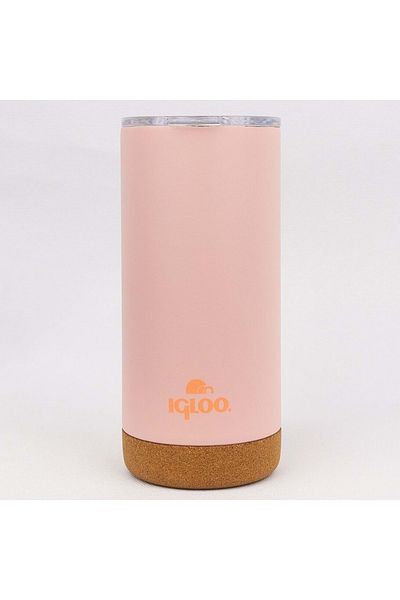 IGLOO كوب فلين 500 مل ترمس كوب زجاجة سمك السلمون
