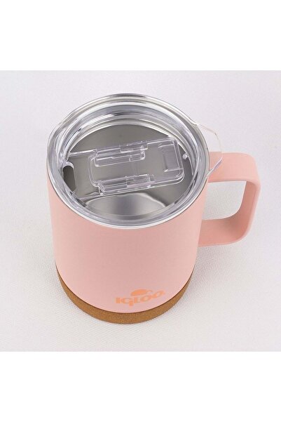 IGLOO Cork Mug 350ml Thermos Mug Cup Flask Salmon