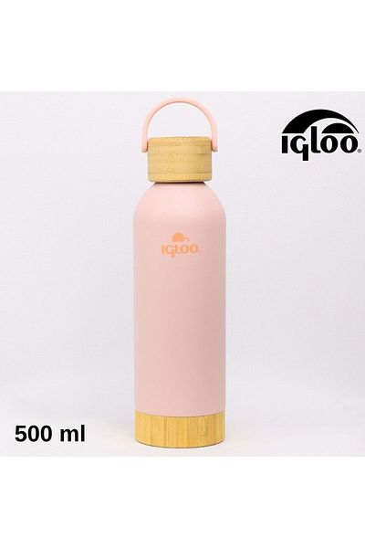 IGLOO Hydrate Pro Botte 500ml Thermos Flask Salmon