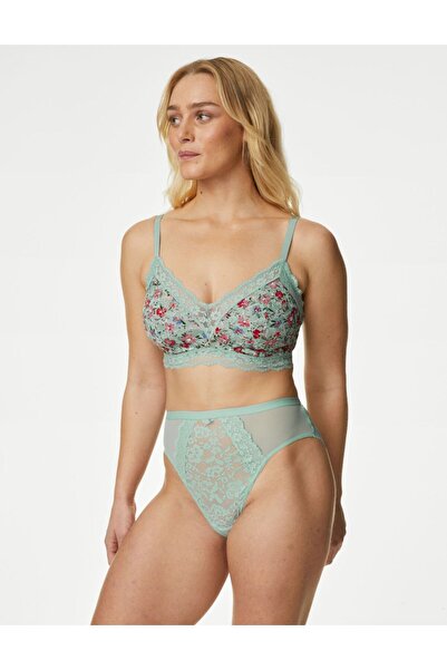 Marks & Spencer 3'lü Dantel Detaylı High Leg Külot Seti