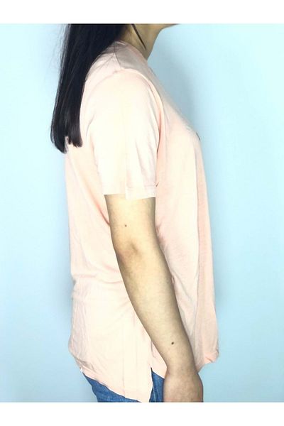 lumberjack WL LAYA 11SL10 3FX Salmon Tricou cu mânecă scurtă pentru femei Tricou pentru femei ROZ