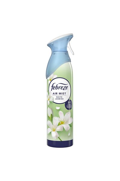 Febreze White Jasmine Air Mist Spray 185 ml – Long-lasting Freshness & Odor Eliminator