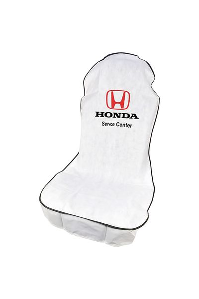 Honda Car Seat Covers 2pcs – Dust & Dirt Protection For Service Center & Daily Use White