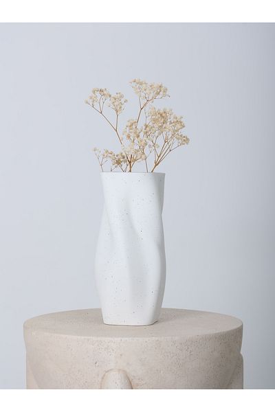touche deco Nordic Snowfall Vase