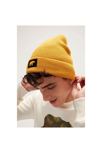 Bad Bear Marque Mustard Beret