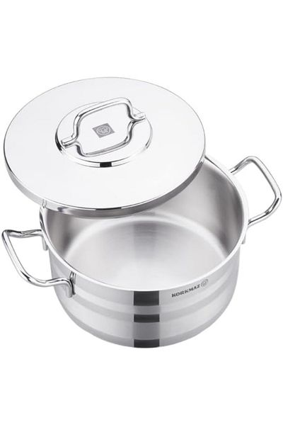 KORKMAZ Stainless steel pot (Astra 2) 30 cm capacity