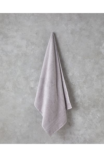 English Home Pure Basic Cotton Bath Towel Gray