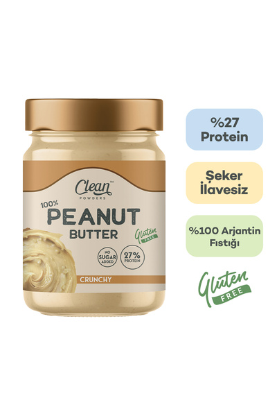 Clean Powders Proteinli Fıstık Ezmesi (PEANUT BUTTER) 300 gr