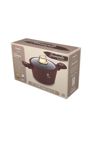 Berlinger Haus Pot with lid 20 cm, 2.5 liters Leonardo Collection Berlinger Haus BH 8040