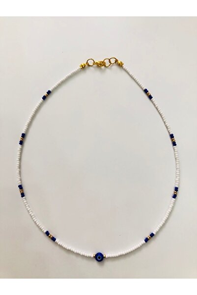 Handmade Minimal Boncuk Nazar Kolye