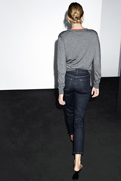 Massimo Dutti Orta bel crop slim fit jean