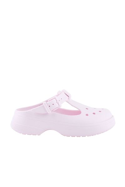 Crocs Papuci roz Mary Jane clasici pentru femei (210581-6ZW)