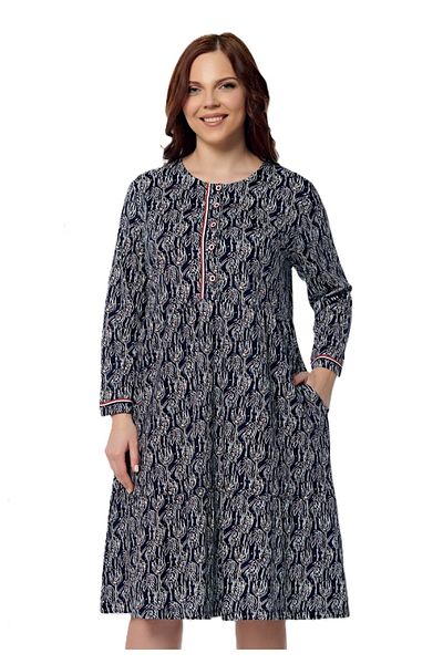 ROMEO LİFE Rochie de damă cu model cu nasturi 7551