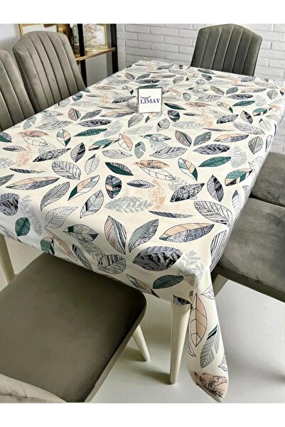 LİMAY Față de masă cu model de frunze Pvc clasa I/ștersă/lavabilă