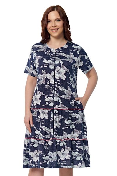 ROMEO LİFE Rochie de damă cu fermoar cu model floral 7534