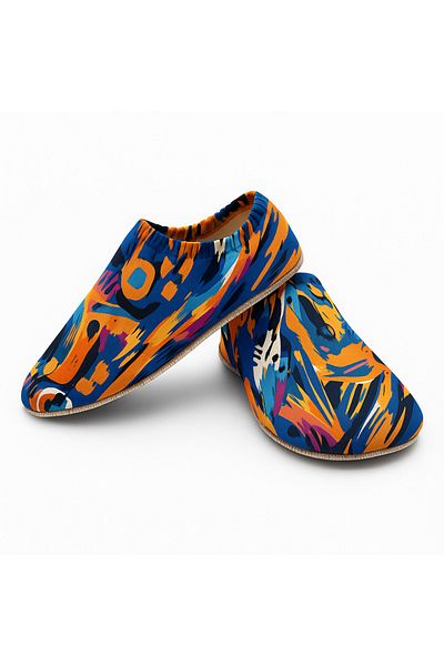 Little Flippers Non-Slip Sole Unisex Baby Kids Sea Shoes Pool Booties - Dance