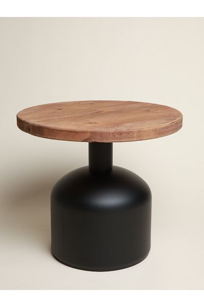 touche deco Iron Wood Sidetable