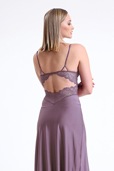 Magic Form Δαντελένιο Χαμηλό Μακρύ Νυχτικό Τζέρσεϊ