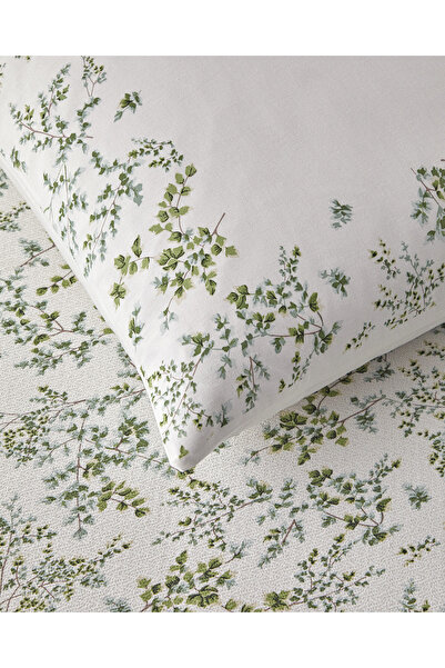 English Home Natur Printed Single Pique Set 150X220 cm Green