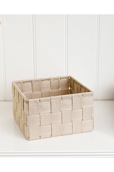 English Home Coș Shine Bej