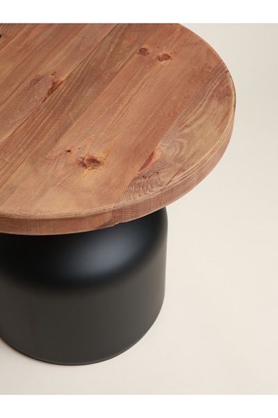 touche deco Iron Wood Sidetable
